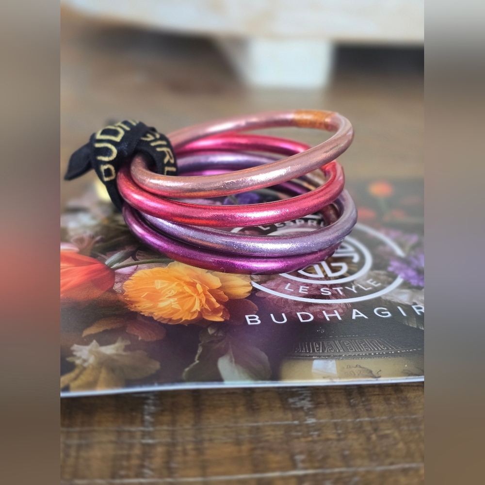 Budhagirl Bangle Set Of 4 Large Nwt